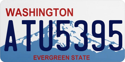 WA license plate ATU5395
