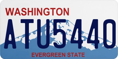WA license plate ATU5440