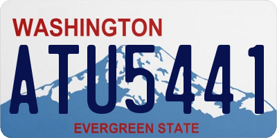 WA license plate ATU5441
