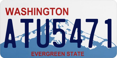 WA license plate ATU5471