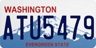 WA license plate ATU5479
