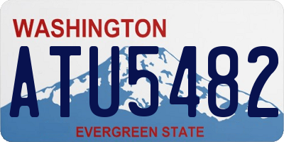 WA license plate ATU5482