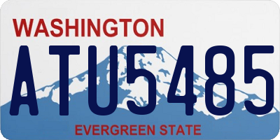 WA license plate ATU5485