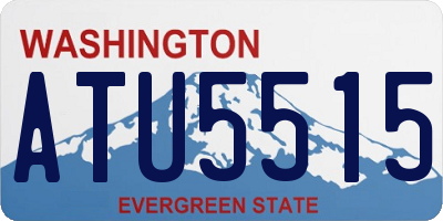 WA license plate ATU5515
