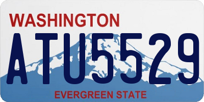 WA license plate ATU5529