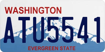 WA license plate ATU5541