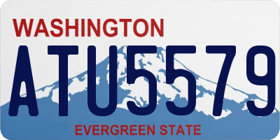 WA license plate ATU5579