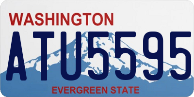 WA license plate ATU5595