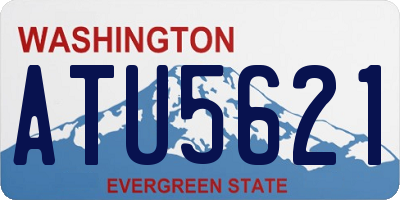 WA license plate ATU5621