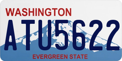 WA license plate ATU5622