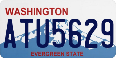 WA license plate ATU5629