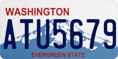 WA license plate ATU5679