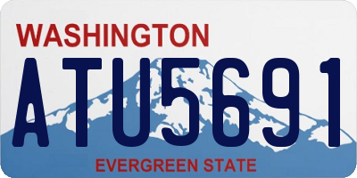 WA license plate ATU5691
