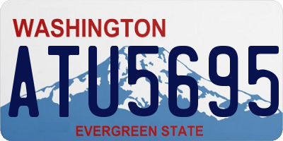 WA license plate ATU5695