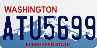 WA license plate ATU5699