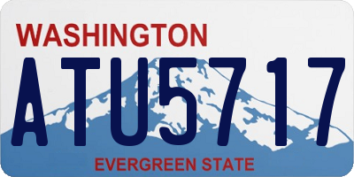 WA license plate ATU5717