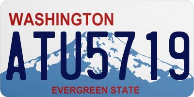 WA license plate ATU5719