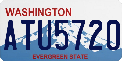 WA license plate ATU5720
