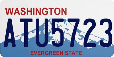 WA license plate ATU5723