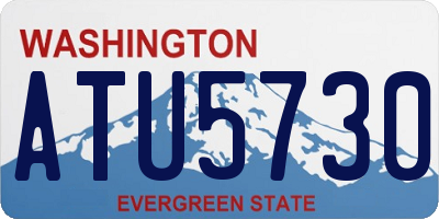 WA license plate ATU5730