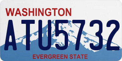 WA license plate ATU5732