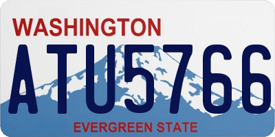 WA license plate ATU5766
