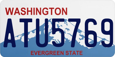 WA license plate ATU5769