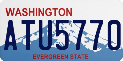 WA license plate ATU5770