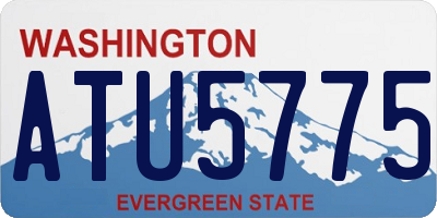 WA license plate ATU5775