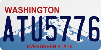 WA license plate ATU5776