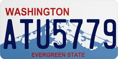 WA license plate ATU5779