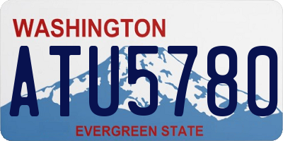 WA license plate ATU5780