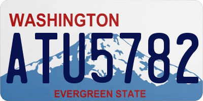 WA license plate ATU5782