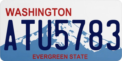 WA license plate ATU5783