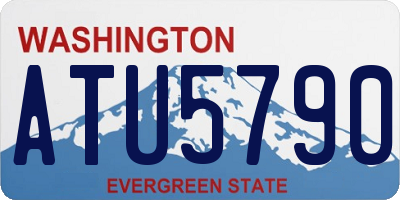 WA license plate ATU5790