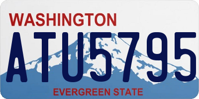 WA license plate ATU5795