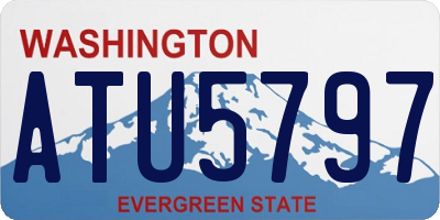 WA license plate ATU5797