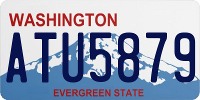 WA license plate ATU5879