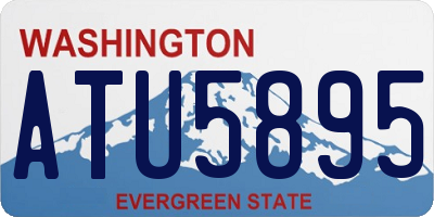 WA license plate ATU5895