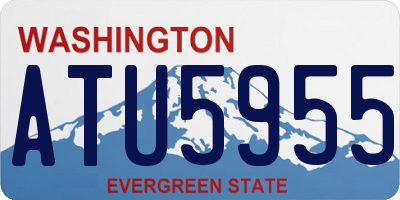 WA license plate ATU5955