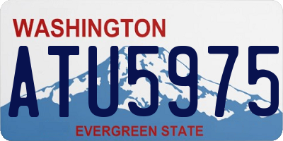 WA license plate ATU5975