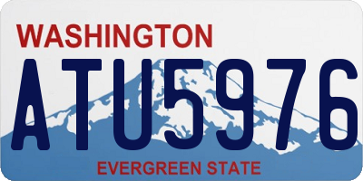 WA license plate ATU5976