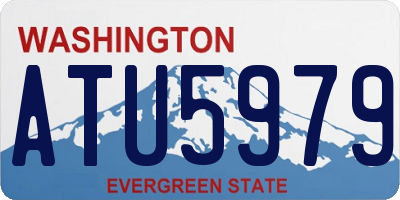 WA license plate ATU5979