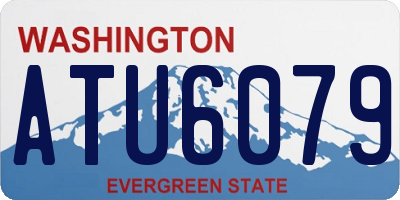 WA license plate ATU6079