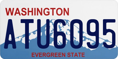 WA license plate ATU6095