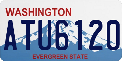 WA license plate ATU6120