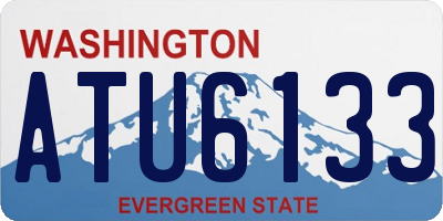 WA license plate ATU6133