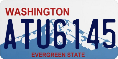 WA license plate ATU6145