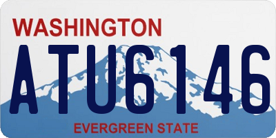 WA license plate ATU6146