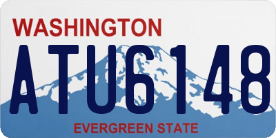 WA license plate ATU6148